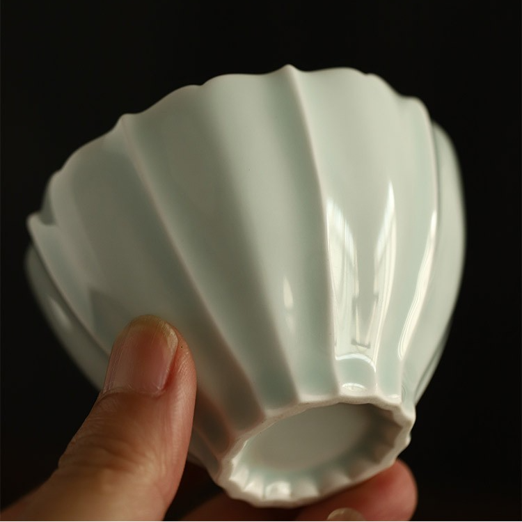 Art Tea Cup JianZhan Tenmoku Teacup Flower