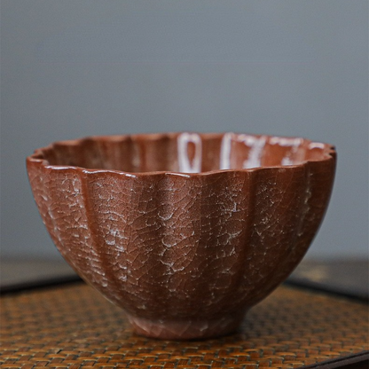 Art Tea Cup JianZhan Tenmoku Ice Crack