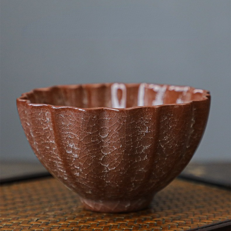 Art Tea Cup JianZhan Tenmoku Ice Crack