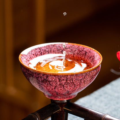 Art Tea Cup JianZhan Tenmoku Teacup Autumn