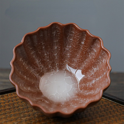 Art Tea Cup JianZhan Tenmoku Ice Crack