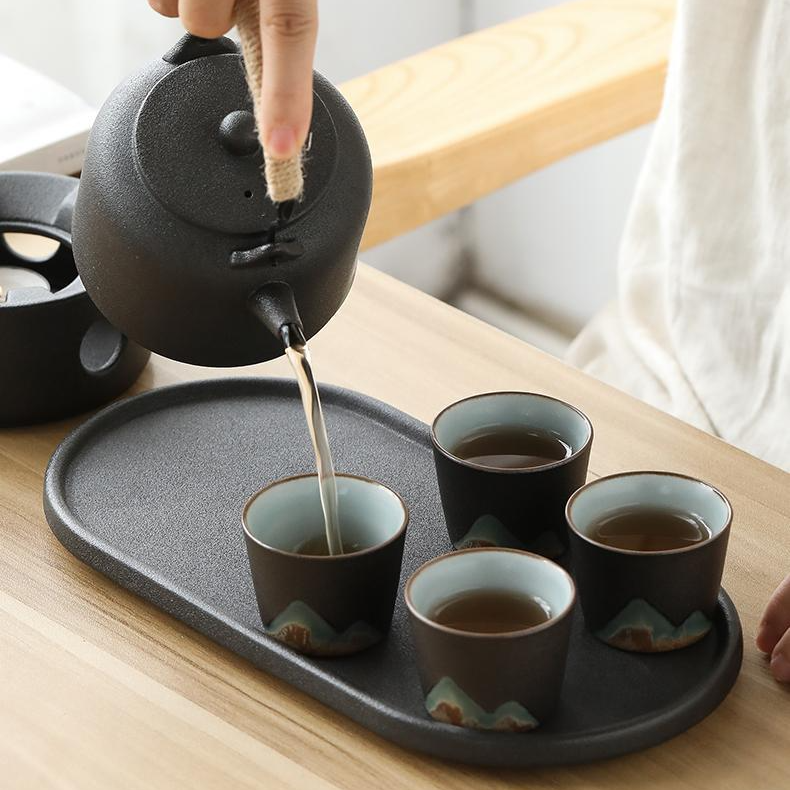 Art Tea Cup JianZhan Tenmoku Teacup Far Mountain
