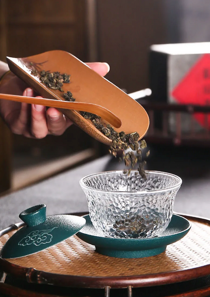Art Tea Cup JianZhan Tenmoku Gaiwan Crystal