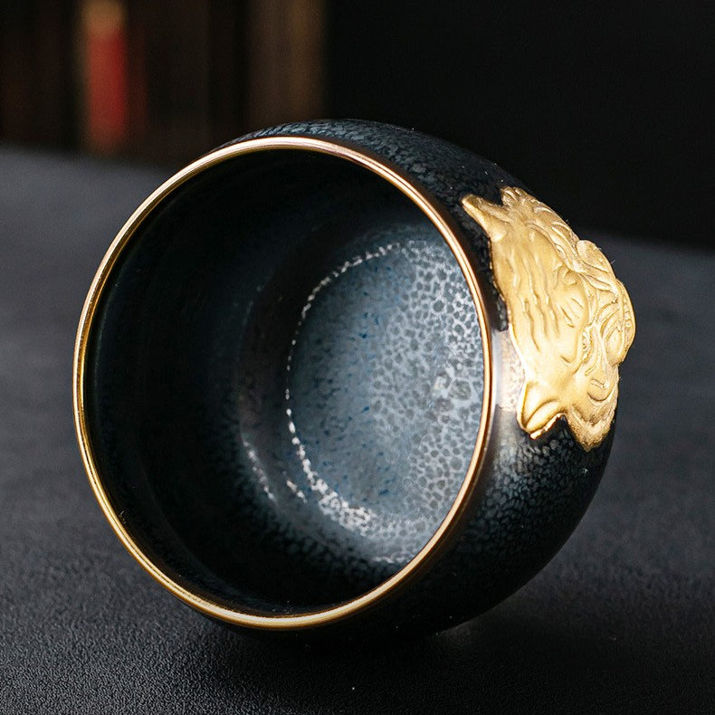 Golden Tiger Teacup