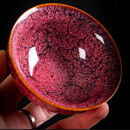 Art Tea Cup JianZhan Tenmoku Teacup Autumn