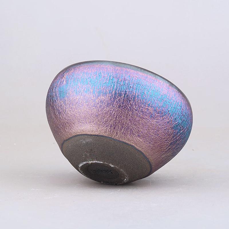 Art Tea Cup JianZhan Tenmoku Teacup Aurora