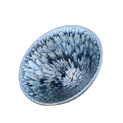 Blooming Tenmoku Ceramic Tea Cup