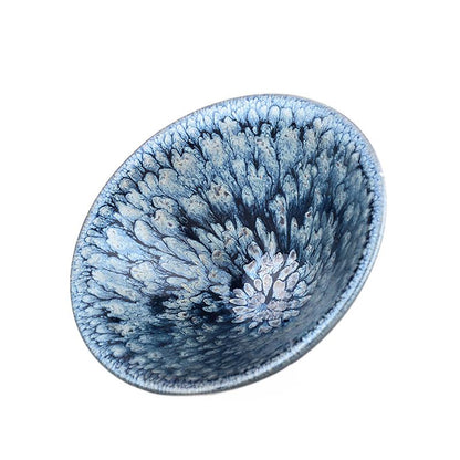 Art Tea Cup JianZhan Tenmoku Teacup Bloom