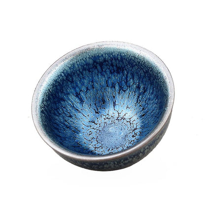 Art Tea Cup JianZhan Tenmoku Tea Cup Ocean
