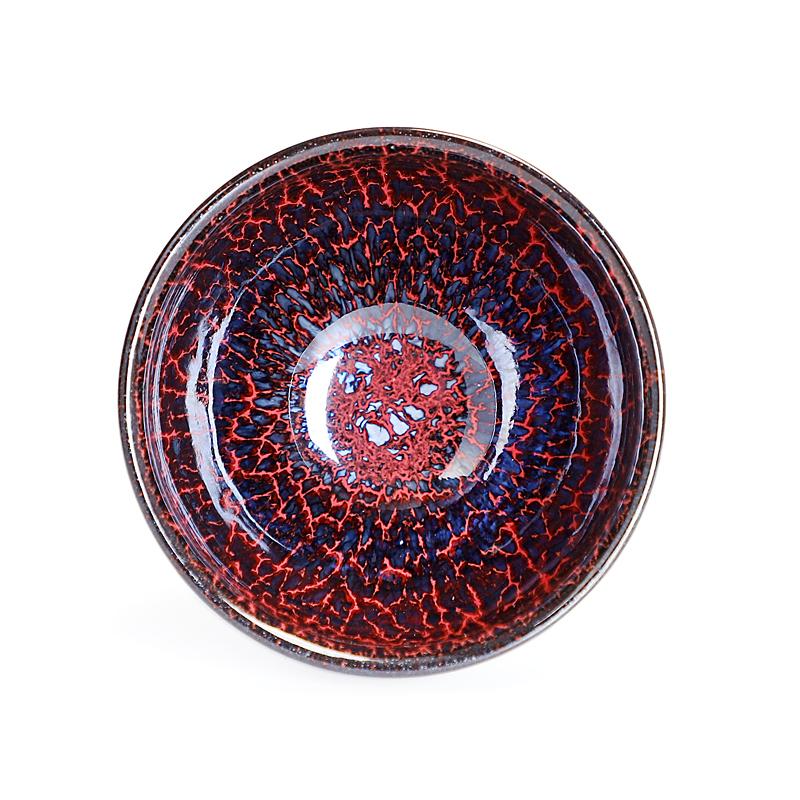 Art Tea Cup JianZhan Tenmoku Tea Cup Inferno