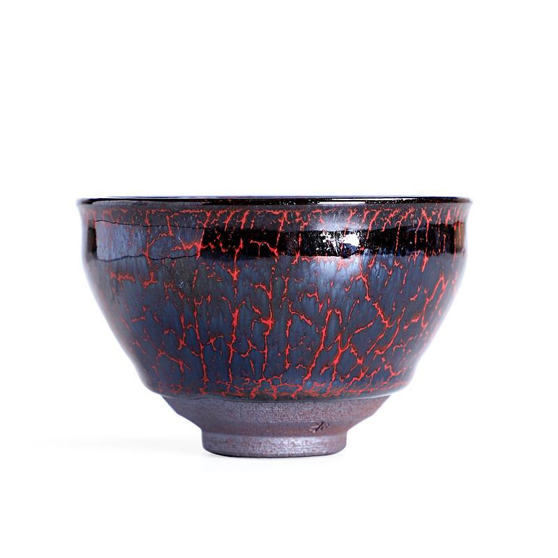 Art Tea Cup JianZhan Tenmoku Tea Cup Inferno