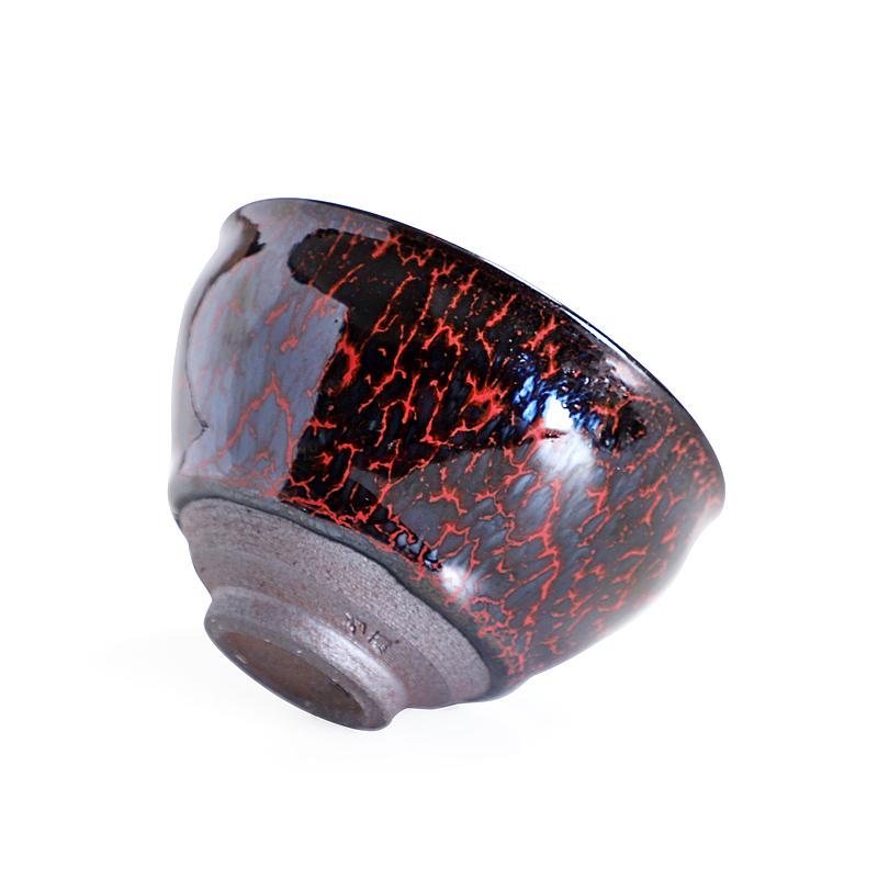 Art Tea Cup JianZhan Tenmoku Tea Cup Inferno