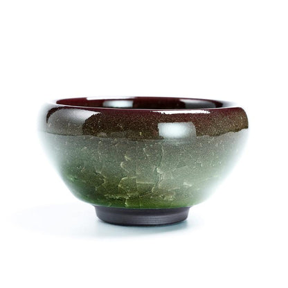 Art Tea Cup JianZhan Tenmoku Tea Cup Emerald