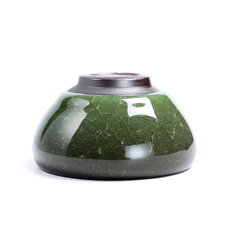 Art Tea Cup JianZhan Tenmoku Tea Cup Emerald