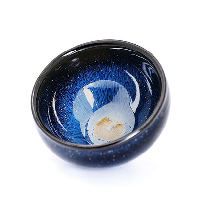 Art Tea Cup JianZhan Tenmoku Teacup Firefly