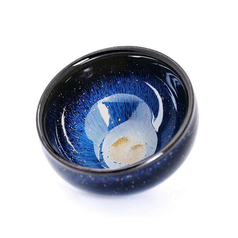 Art Tea Cup JianZhan Tenmoku Teacup Firefly