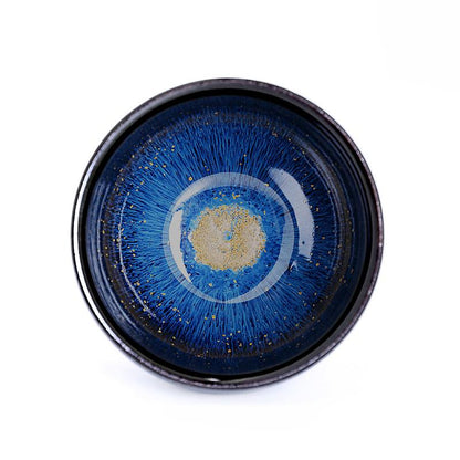 Art Tea Cup JianZhan Tenmoku Teacup Firefly