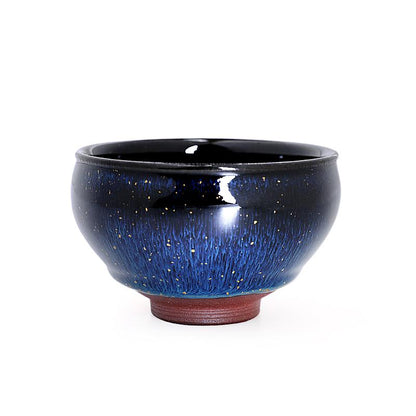Art Tea Cup JianZhan Tenmoku Teacup Firefly