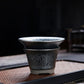 Art Tea Cup JianZhan Tenmoku Tea Set Glacier