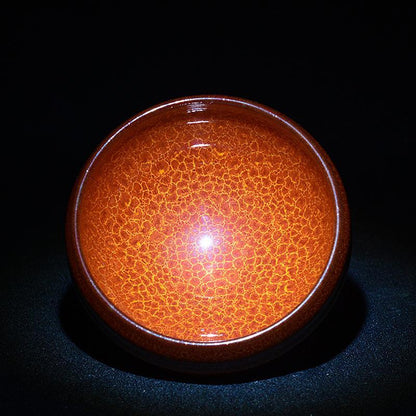 Art Tea Cup JianZhan Tenmoku Tea Cup Lava