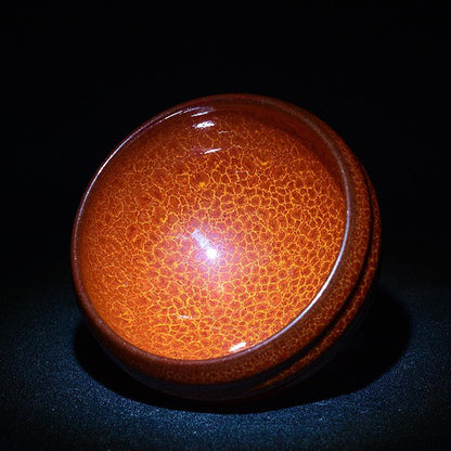Art Tea Cup JianZhan Tenmoku Tea Cup Lava