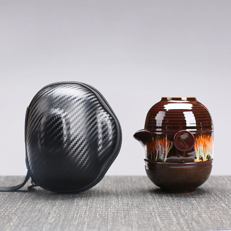 Art Tea Cup JianZhan Tenmoku Tea Set Firefly