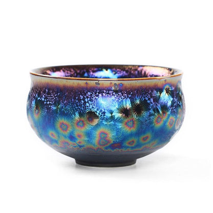 Art Tea Cup JianZhan Tenmoku Tea Cup Mulan