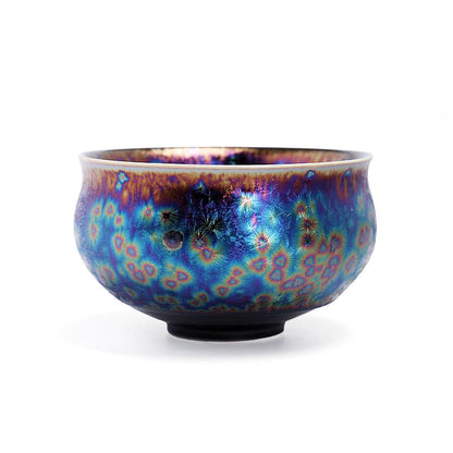 Art Tea Cup JianZhan Tenmoku Tea Cup Mulan