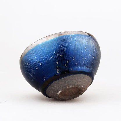 Art Tea Cup JianZhan Tenmoku Tea Cup Night Sky