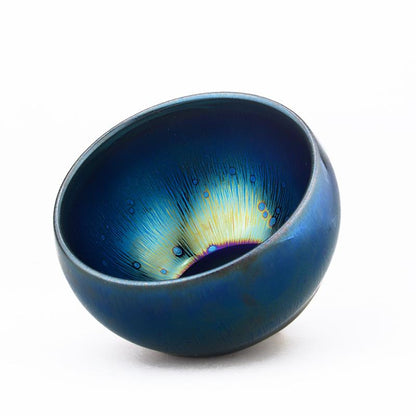 Art Tea Cup JianZhan Tenmoku Teacup Northern Light