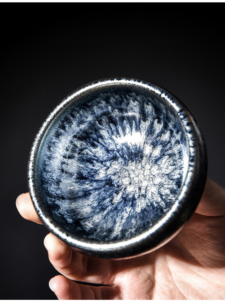 Starry Tenmoku Glaze Tea Cup