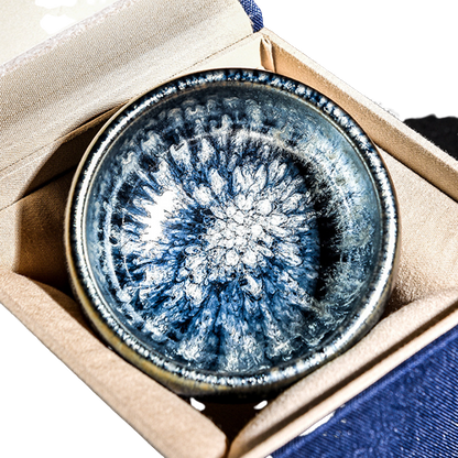Starry Tenmoku Glaze Tea Cup