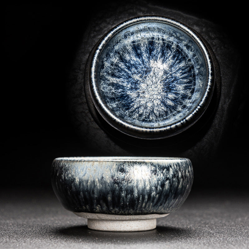 Starry Tenmoku Glaze Tea Cup