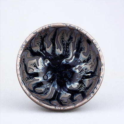 Art Tea Cup JianZhan Tenmoku Teacup Oni