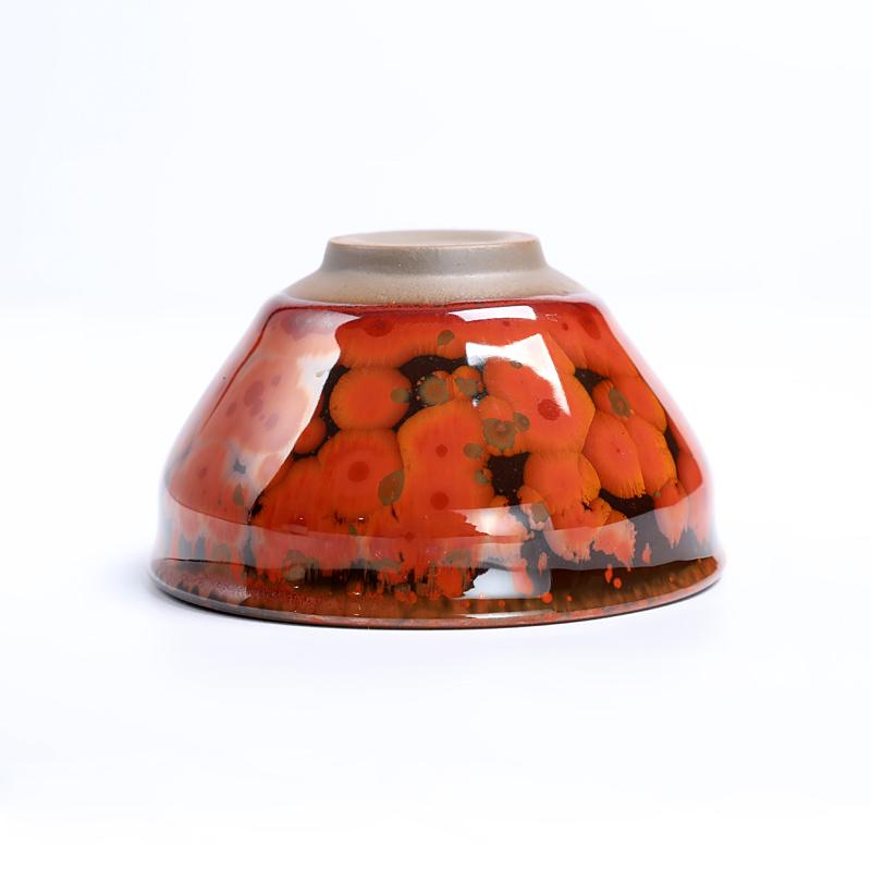 Art Tea Cup JianZhan Tenmoku Teacup Phoenix