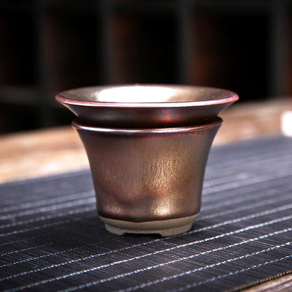 Art Tea Cup JianZhan Tenmoku Tea Set Rainbow