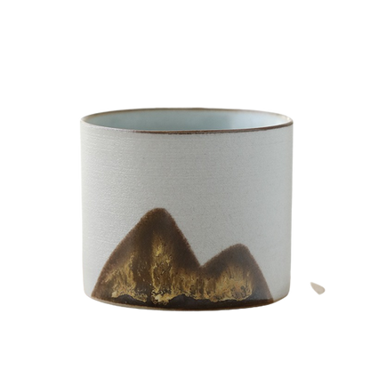 Watercolor Abstract Ceramic Tea Cup