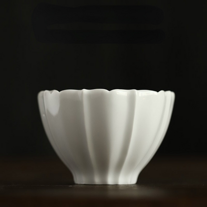 Art Tea Cup JianZhan Tenmoku Teacup Flower