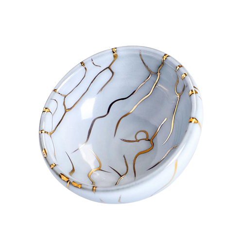 Kintsugi White Porcelain Tea Cup