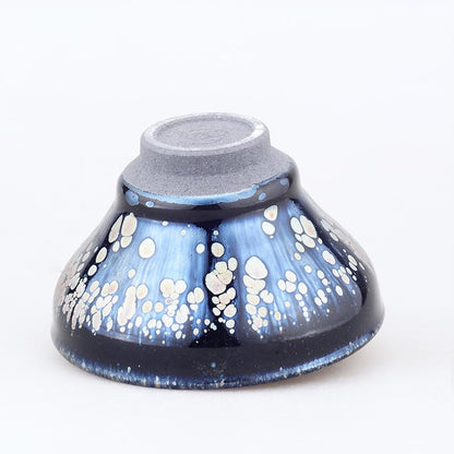 Art Tea Cup JianZhan Tenmoku Teacup Snow
