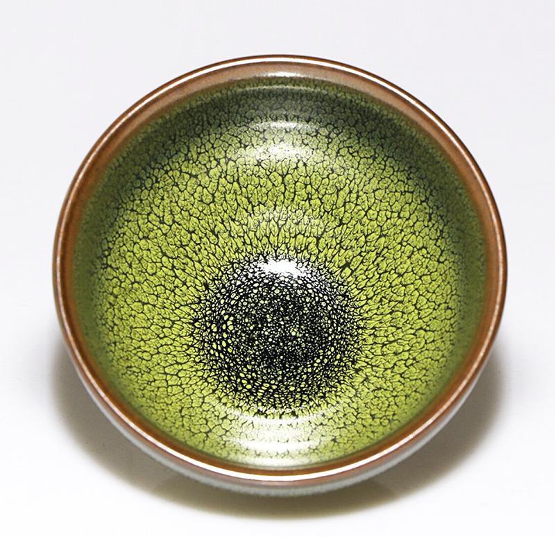 Art Tea Cup JianZhan Tenmoku Teacup Sunflower