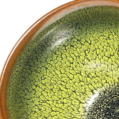Art Tea Cup JianZhan Tenmoku Teacup Sunflower