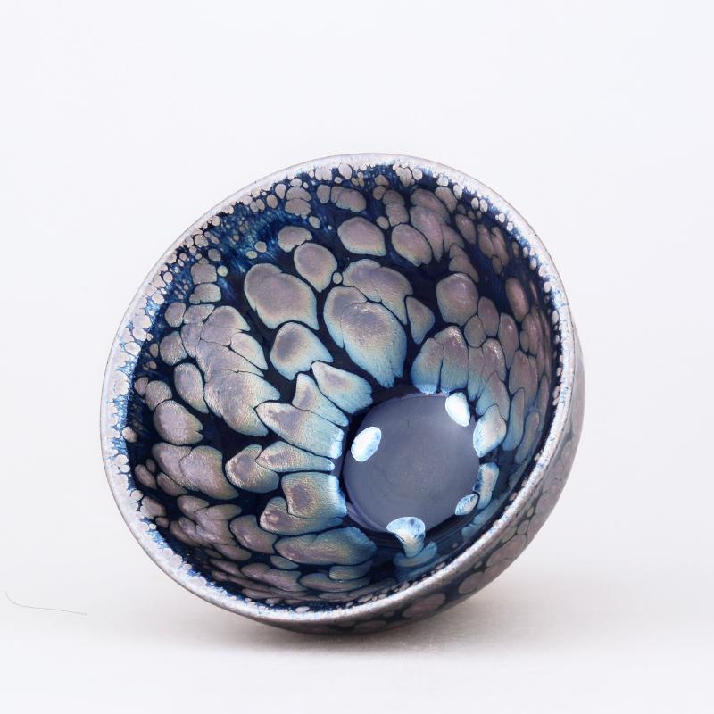 Art Tea Cup JianZhan Tenmoku Teacup Sunrise