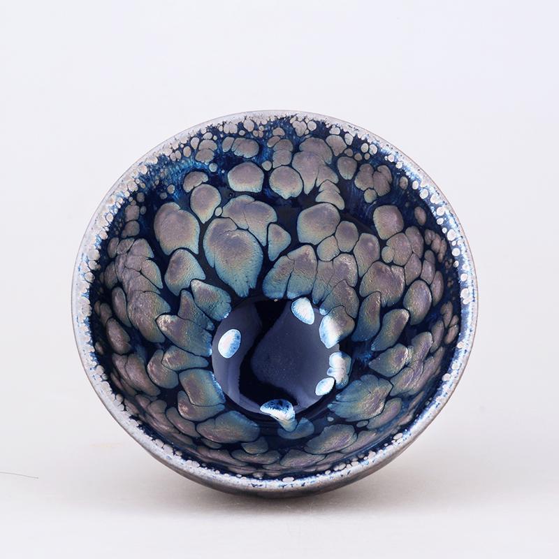 Art Tea Cup JianZhan Tenmoku Teacup Sunrise