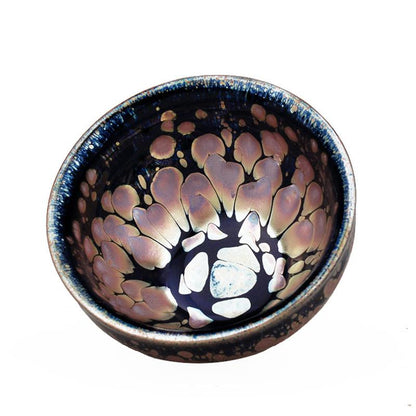 Art Tea Cup JianZhan Tenmoku Teacup Sunset