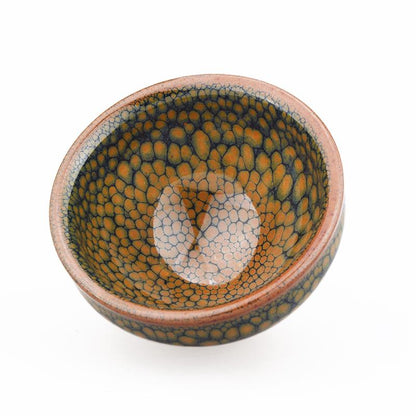 Art Tea Cup JianZhan Tenmoku Teacup Wood Tea Cup