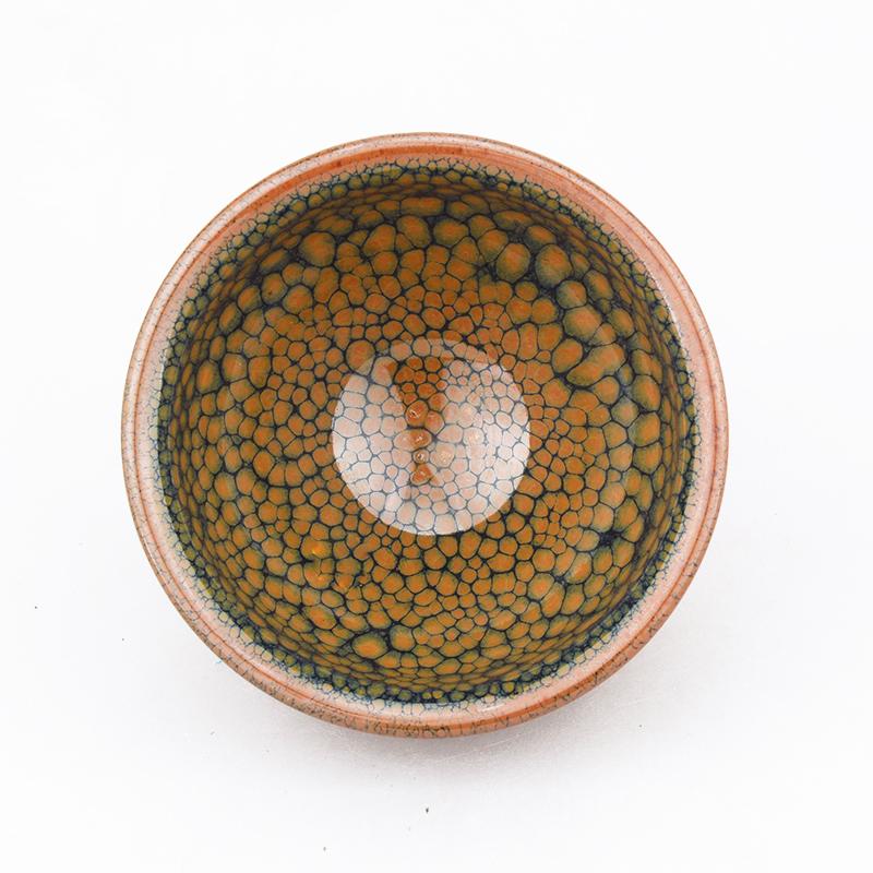 Art Tea Cup JianZhan Tenmoku Teacup Wood Tea Cup