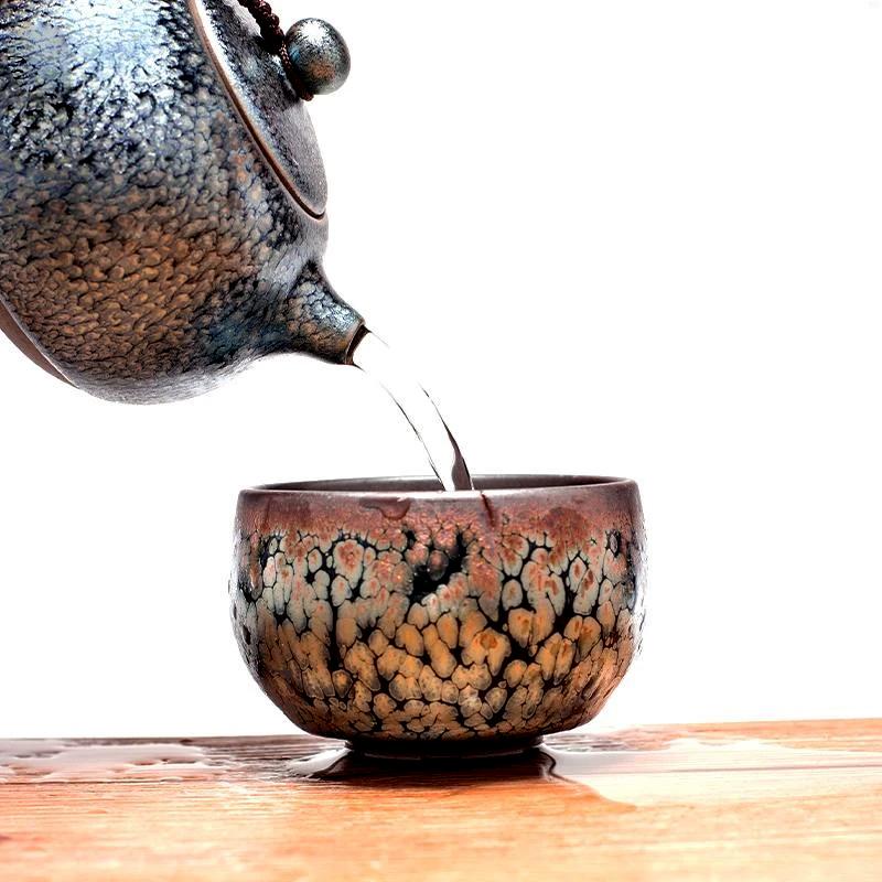 Art Tea Cup JianZhan Tenmoku Teapot