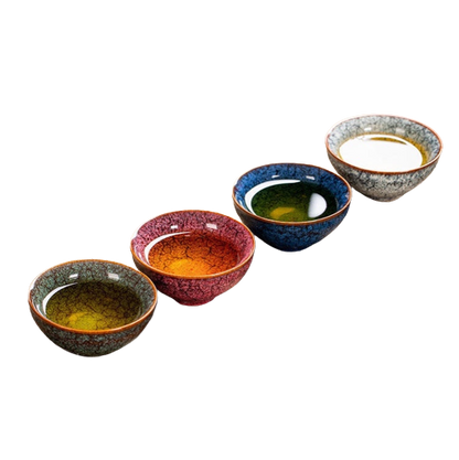 JianZhan Tenmoku Four Seasons Tea Set