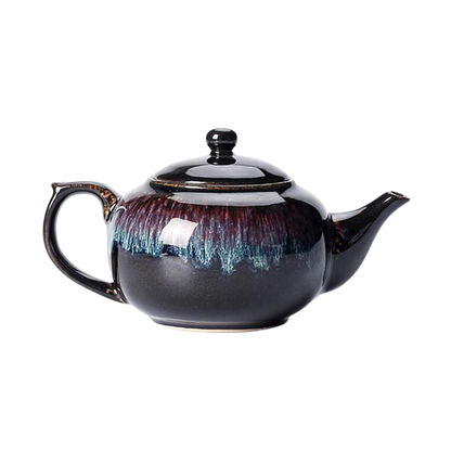 Galaxy Flow Tenmoku Ceramic Teapot